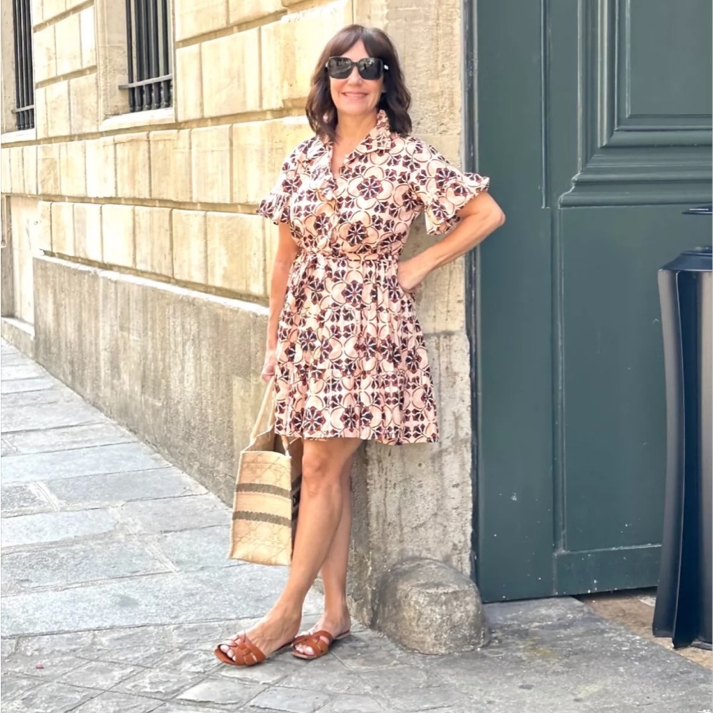 Mille Resort Violeta Mini Printed Dress